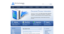 Desktop Screenshot of dpa-technologies.com